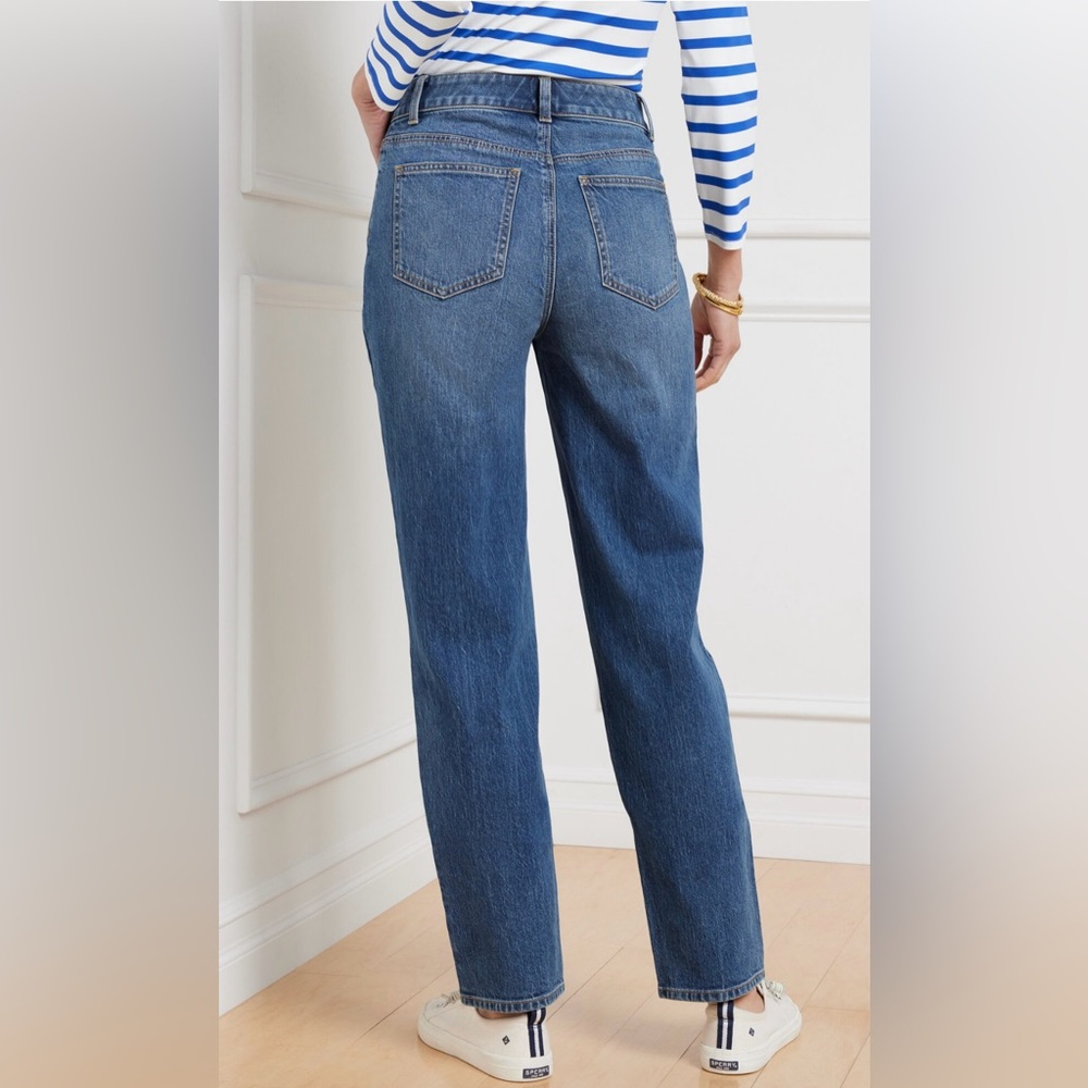 Talbots Classic Relaxed High Waist Straight Leg Jeans NWT